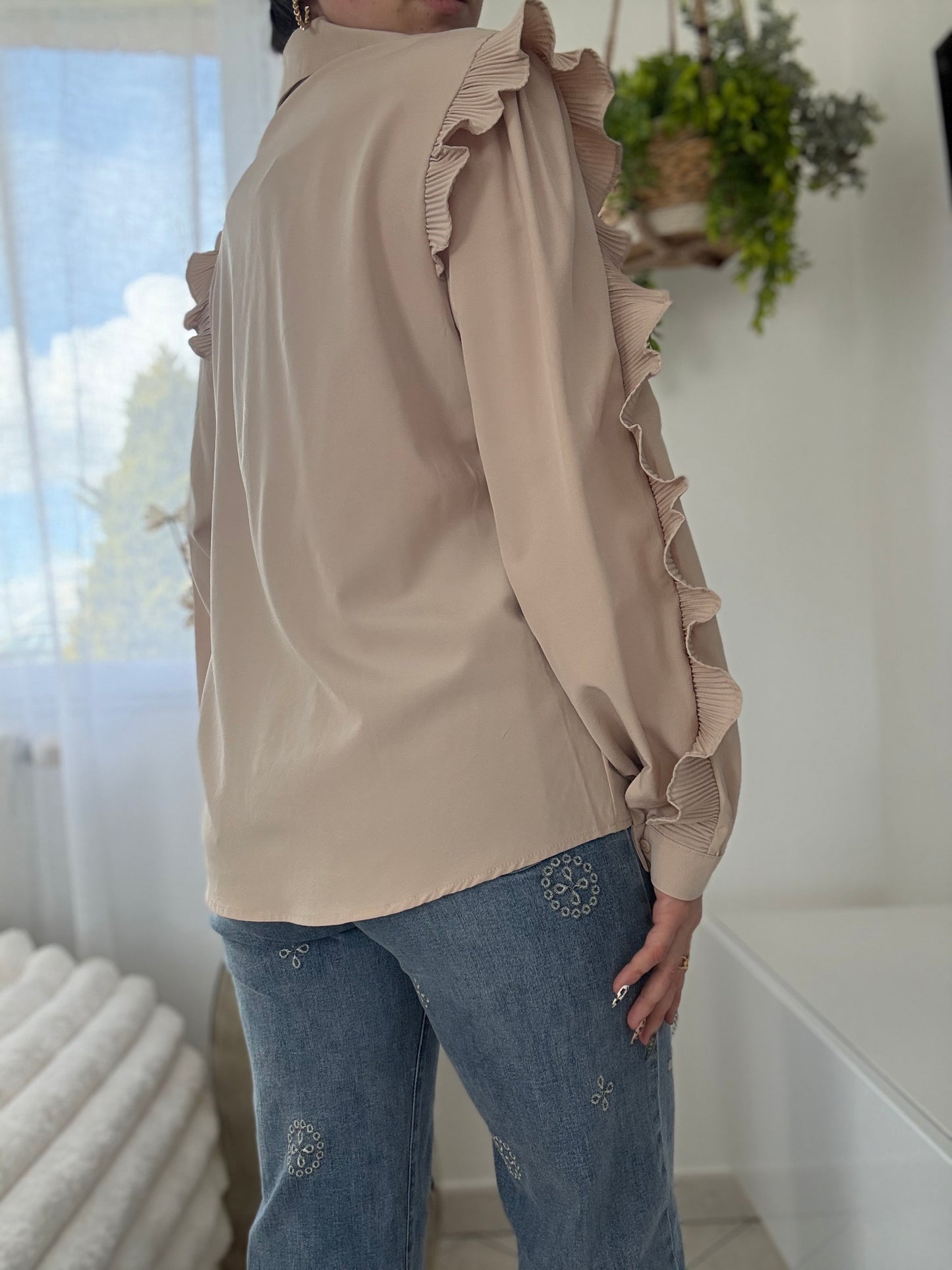 Chemise Froufrou "Victoria" Blanche